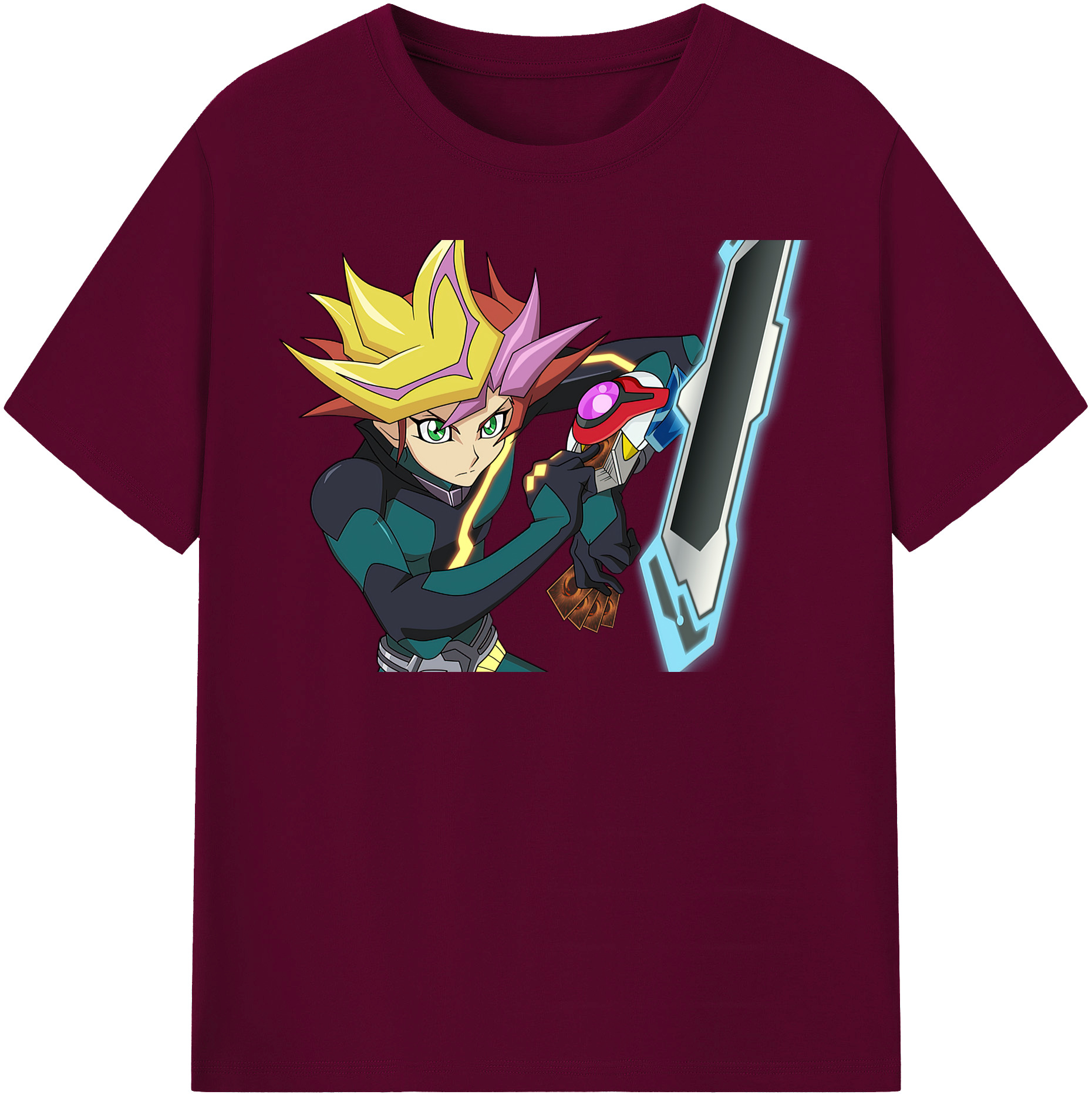 （画像用） 遊☆戯☆王 Yu-Gi-Oh! レディースカジュアルプリントTシャツ（綿100％）